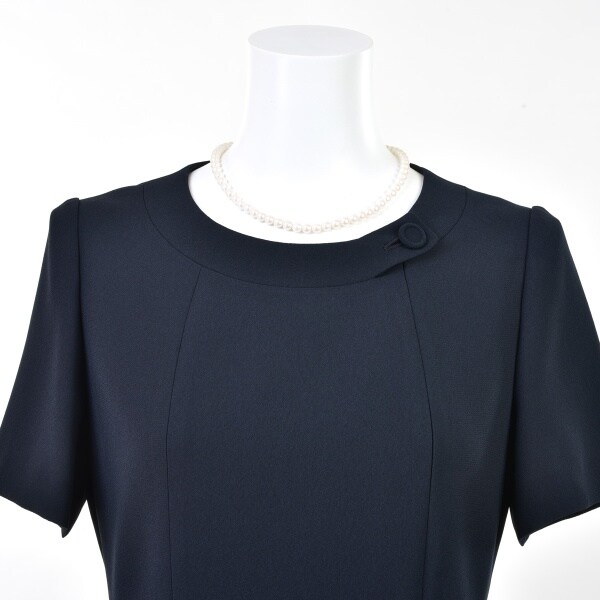 ソリテール/【お受験ワンピース】授乳対応・前開きお受験ワンピース/卒業式/卒園式/入学式/入園式/冠婚葬祭 ソリテール/【お受験ワンピース】授乳対応・前開きお受験ワンピース