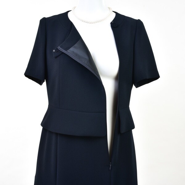 ソリテール/【お受験ワンピース】授乳対応・前開きお受験ワンピース