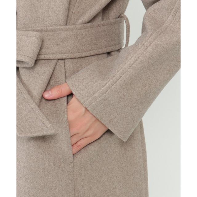 イッカ（ikka）/ウールライクサッシュ付きテーラーコートの通販はau