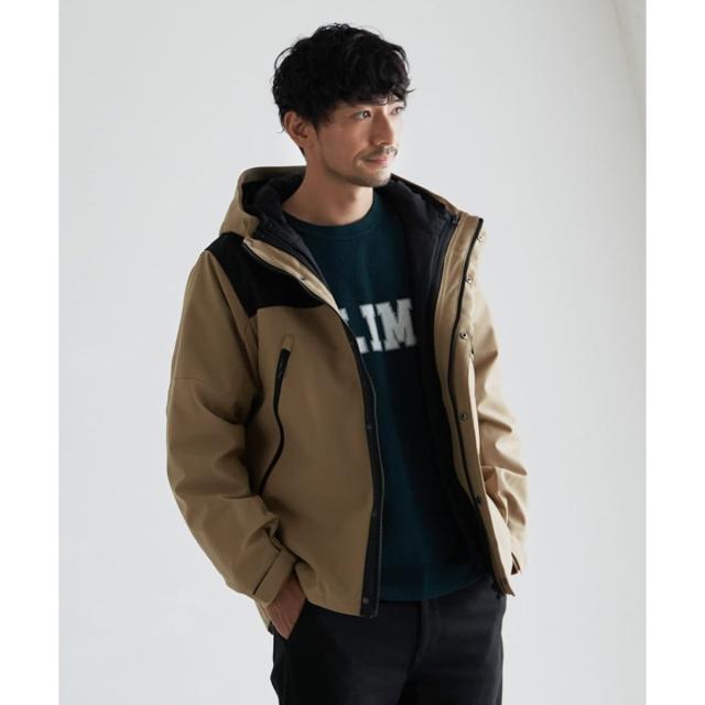 イッカ（ikka）/【撥水／保温】機能中綿 3WAYライトハーフ マウンテンパーカーの通販は