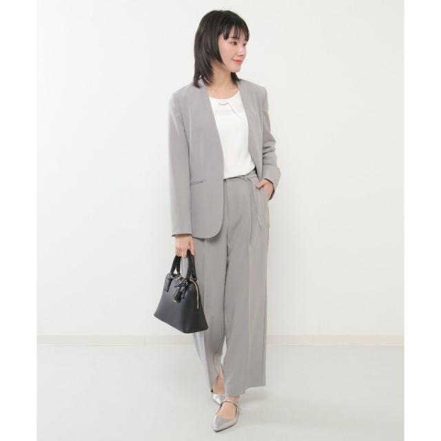 イッカ（ikka）/【セットアップ対応】リネンライクV襟ジャケットの通販