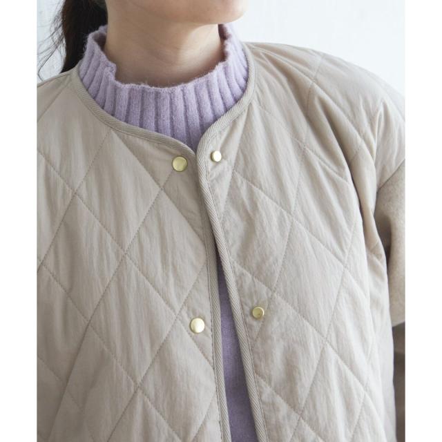 イッカ（ikka）/【親子コーデ】切り替えキルティング軽量コートの通販