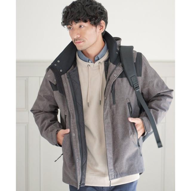 イッカ（ikka）/【雑誌MonoMax12月号掲載】sorona(R) 3WAYマウンテンパーカー【撥水／保温／親子コ