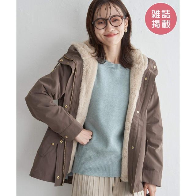イッカ（ikka）/【雑誌InRed12月号掲載】ライナー付き3WAYマウンテンパーカー