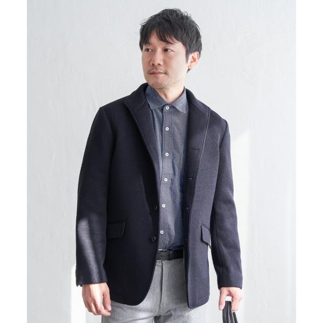 イッカ（ikka）/ウールライクニットスタンドジャケット_1