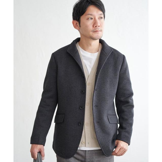 イッカ（ikka）/ウールライクニットスタンドジャケット_2