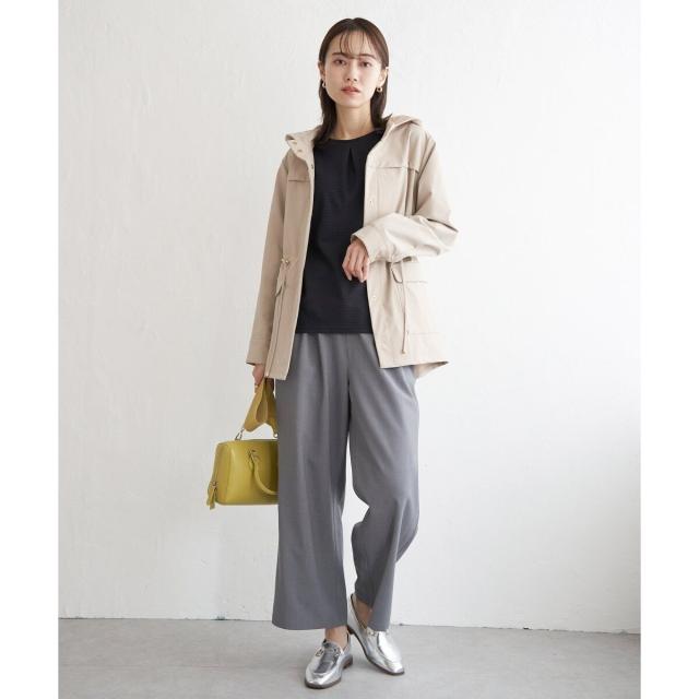 KIYOKO TAKASE】（M）フルジップカジュアルコート/スタンドカラー