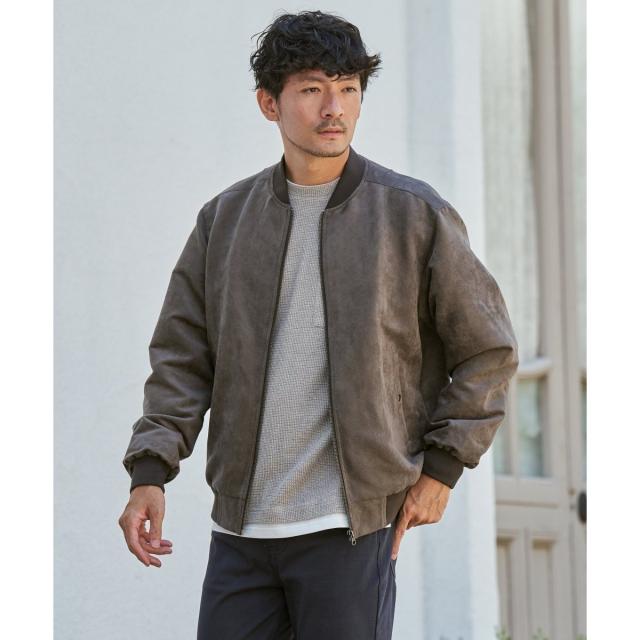 イッカ（ikka）/【親子コーデ】フェイクスウェードブルゾン