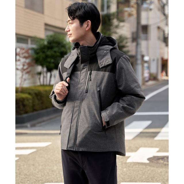 イッカ（ikka）/【芸能人着用】sorona(R) 3WAYマウンテンパーカー【撥水】