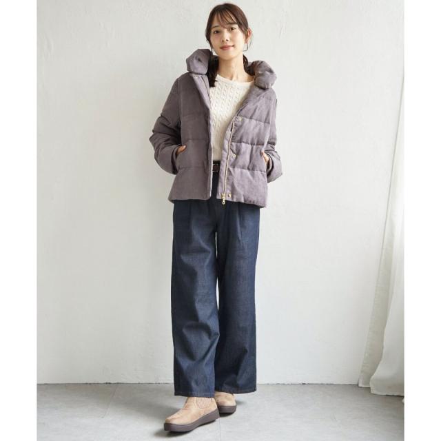 イッカ（ikka）/【雑誌InRed1月号掲載】細コール2WAY洗えるダウン