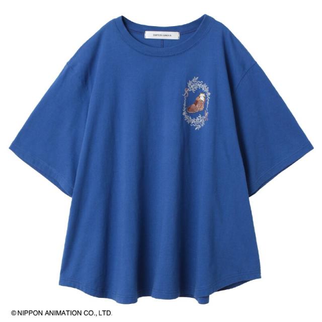 スーパーハッカフィーユ（super hakka feuille）/[15〜19号]SUPER HAKKA×世界名作劇場 あらいぐまラスカルとブーツ刺繍フレアTシャツ_19