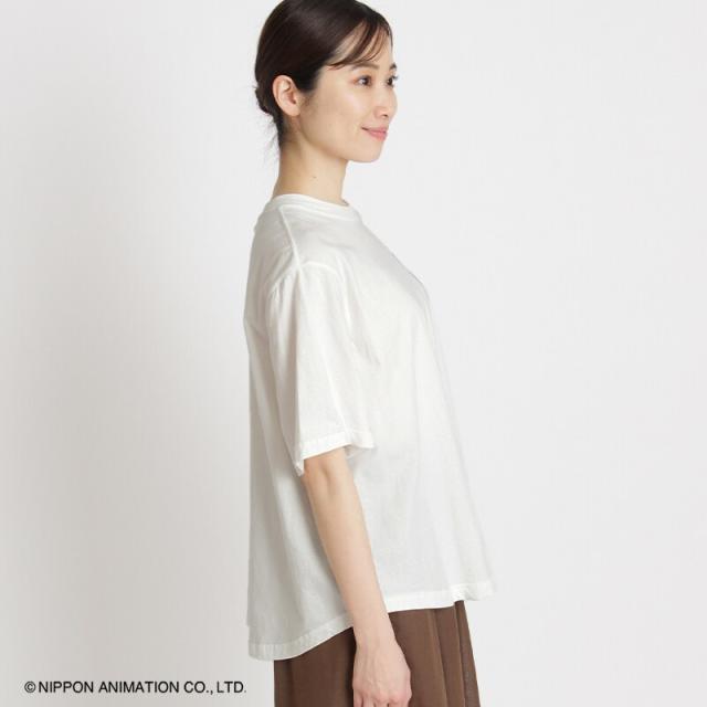 スーパーハッカフィーユ（super hakka feuille）/[15〜19号]SUPER HAKKA×世界名作劇場 あらいぐまラスカルとブーツ刺繍フレアTシャツ_5