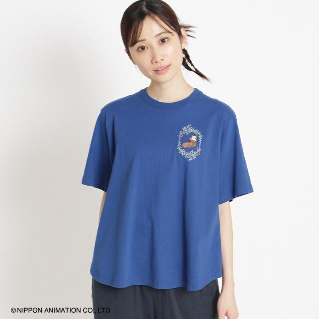 スーパーハッカフィーユ（super hakka feuille）/[15〜19号]SUPER HAKKA×世界名作劇場 あらいぐまラスカルとブーツ刺繍フレアTシャツ_13