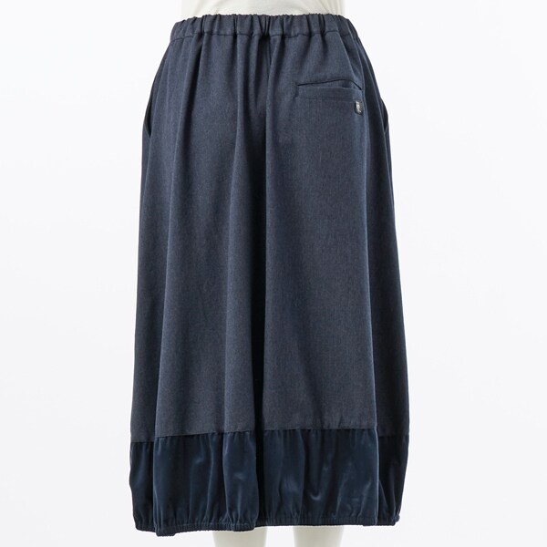 スーパーハッカフィーユ（super hakka feuille）/[15〜19号]ポリエステルツイルナチュラルストレッチ+ベロアストレッチバルーンスカート スーパーハッカフィーユ（super hakka feuille）/[15〜19号