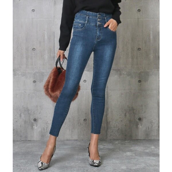 アナップ ハイウエストデニムスキニーパンツの通販はau Pay マーケット Brand Square By Oioi ブランドスクエアbyマルイ