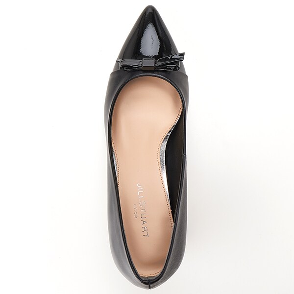 内鰓 スチュアート（JILL STUART）/リボンモチーフポインテッドトゥパンプス