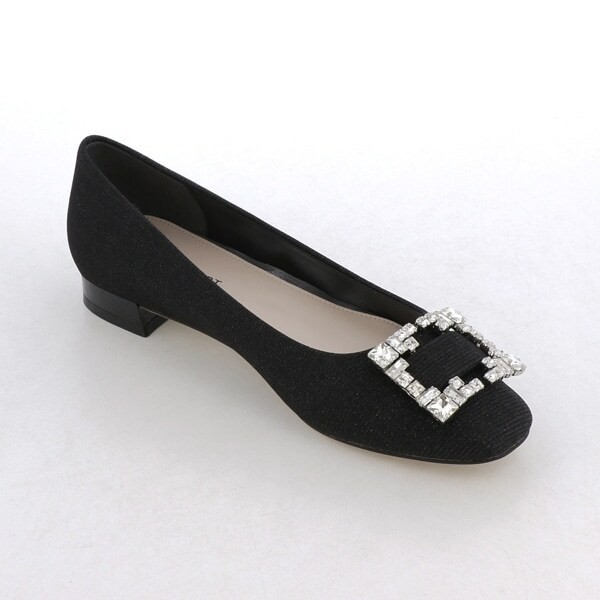 ジルスチュアート シュー JILLSTUART shoe ビジューバックルモチーフカッターパンプス （ブラック） -靴＆ファッション通販  ロコンド〜自宅で試着、気軽に返品