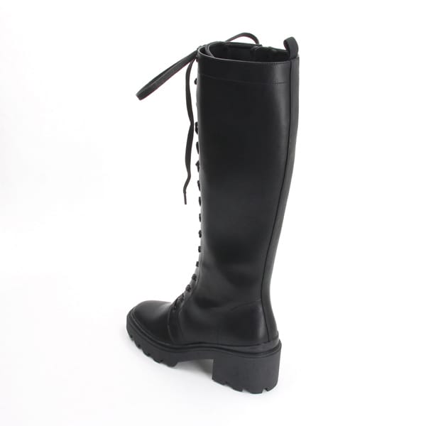 ジルスチュアート シュ ファッションブーツ 厚底レースアップロングブーツ JILL STUART（ジルスチュアート）の「厚底レースアップロング