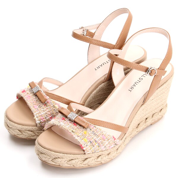 ジル スチュアート（JILL STUART）/リボンモチーフジュートサンダル 8,580円