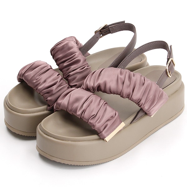 ジル スチュアート（JILL STUART）/パデッドシャーリングストラップサンダル