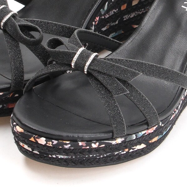 ジル スチュアート（JILL STUART）/リボンモチーフジュートサンダル