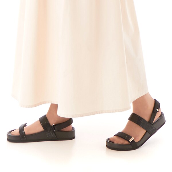 ジル スチュアート（JILL STUART）/ラインストーンフットベッドサンダル