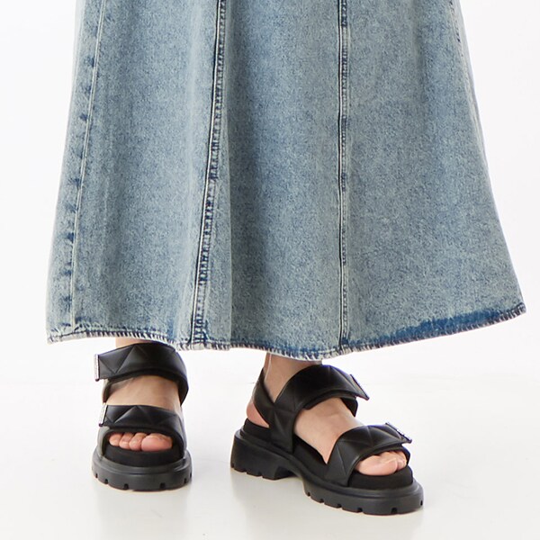 ジル スチュアート（JILL STUART）/トラックソールキルティングストラップサンダル ジル スチュアート（JILL STUART）/トラックソールキルティング