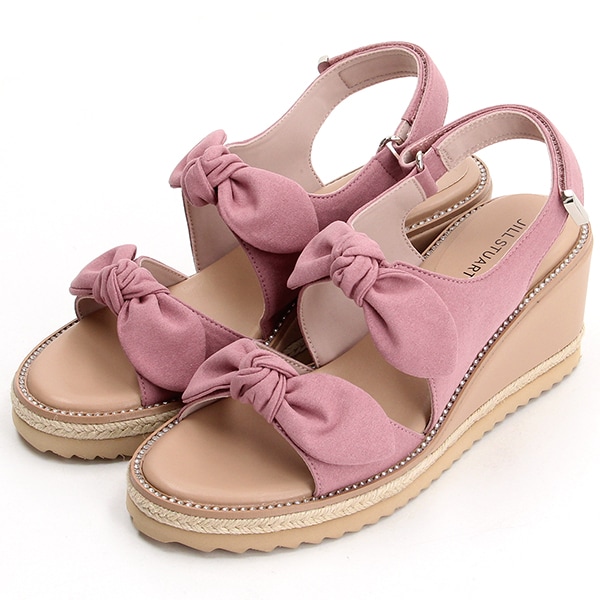ジル スチュアート（JILL STUART）/ダブルリボンウェッジサンダル