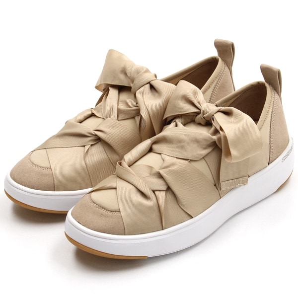 【JILL STUART】リボン付き　バレエシューズ24㎝【ジルスチュアート】 JILL STUART】リボン付き バレエシューズ24㎝【ジルスチュアート