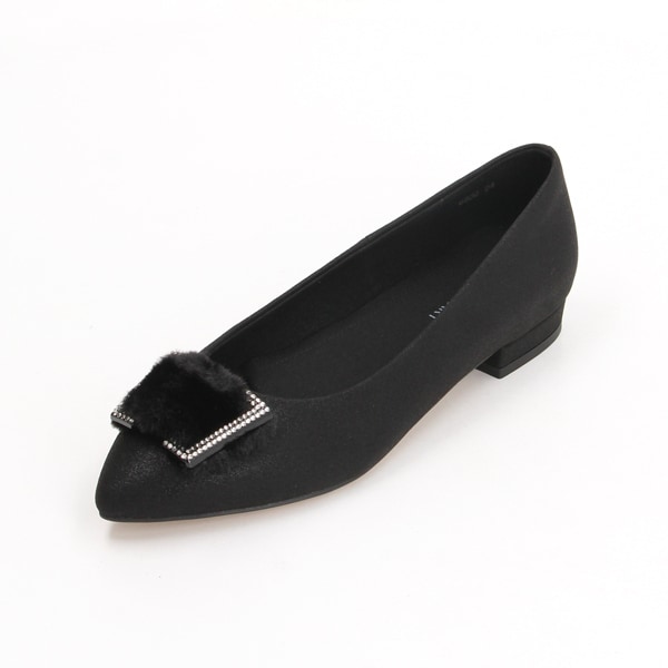 ジル スチュアート（JILL STUART）/ボアモチーフカッターパンプス