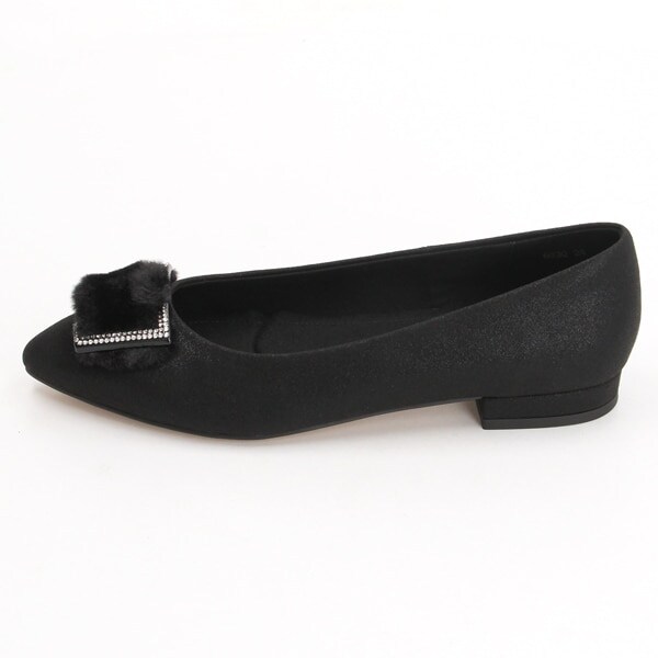 ジル スチュアート（JILL STUART）/ボアモチーフカッターパンプス