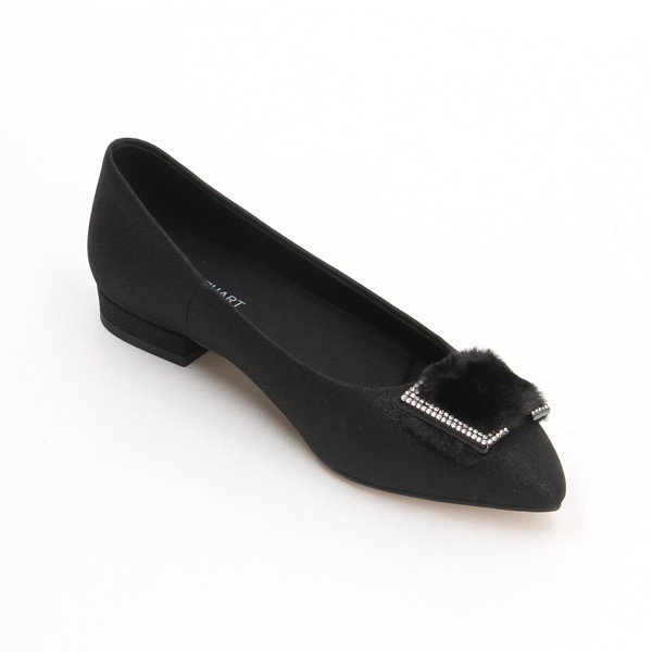 ジル スチュアート（JILL STUART）/ボアモチーフカッターパンプス