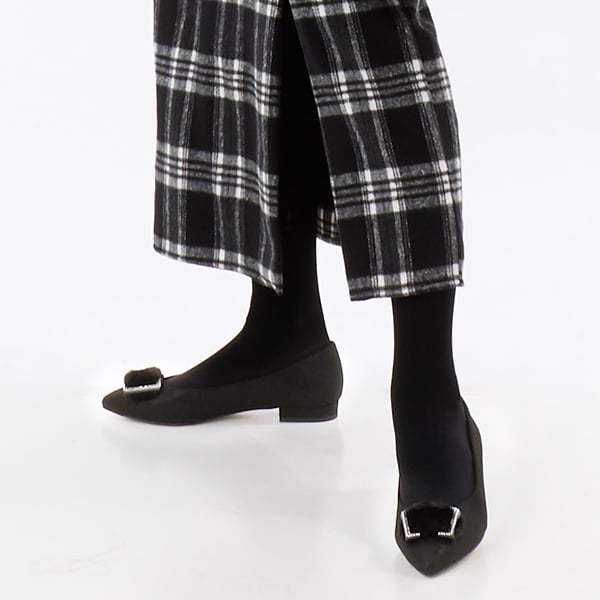 ジル スチュアート（JILL STUART）/ボアモチーフカッターパンプス