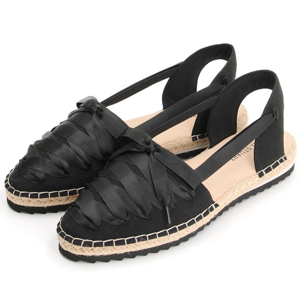 ジル スチュアート（JILL STUART）/グログランリボンバックストラップエスパドリーユ