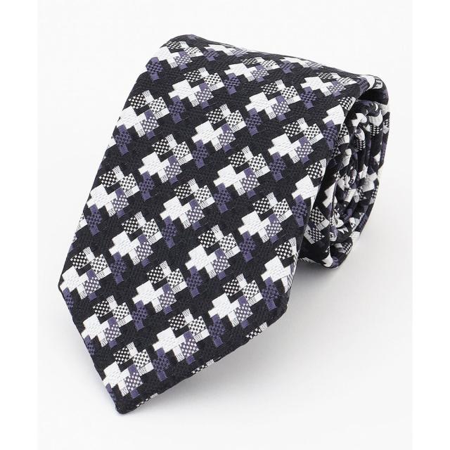ジョゼフ オム（JOSEPH HOMME）/テクノハウンドトゥース　ネクタイ