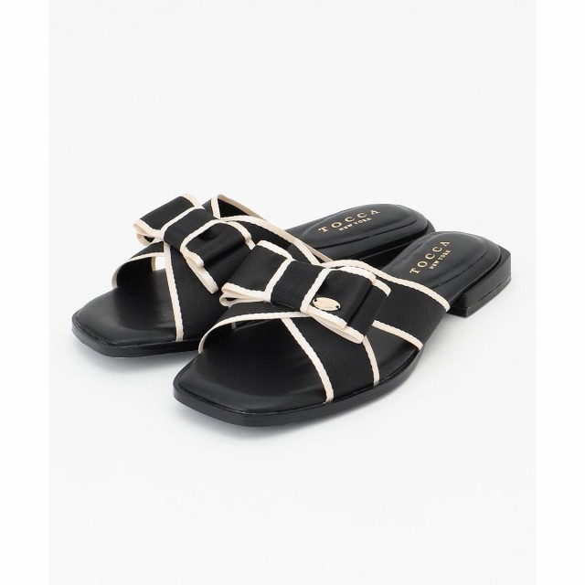 トッカ（TOCCA）/BICOLOR RIBBON FLAT SANDALS サンダルの通販はau PAY