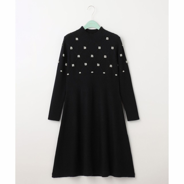 トッカ（TOCCA）/【洗える！】PEARL BOUQUET KNITDRESS ニットドレスの