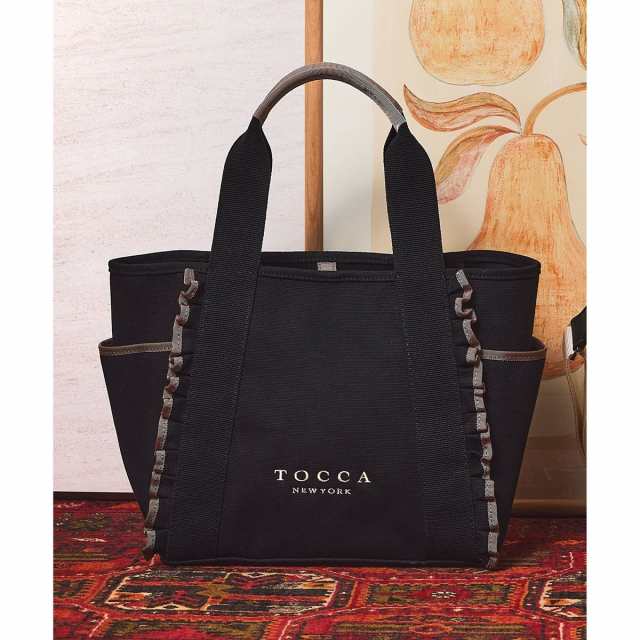 トッカ（TOCCA）/FRILL CANVASTOTE キャンバストートバッグの通販はau