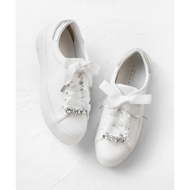 トッカ（TOCCA）/【軽量・抗菌消臭・ビジュー取り外し可】BIJOUX SNEAKERS スニーカー 14,399円