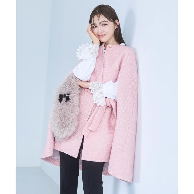 トッカ（TOCCA）/SNOWBERRY POCKET TWEED ポンチョ