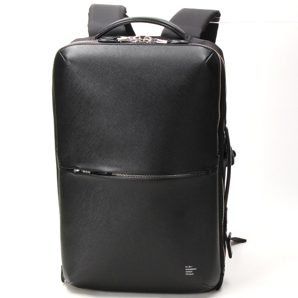 ピー・アイ・ディー（PID）/【PID】レザーとナイロンのコンビ使いビジネスリュック