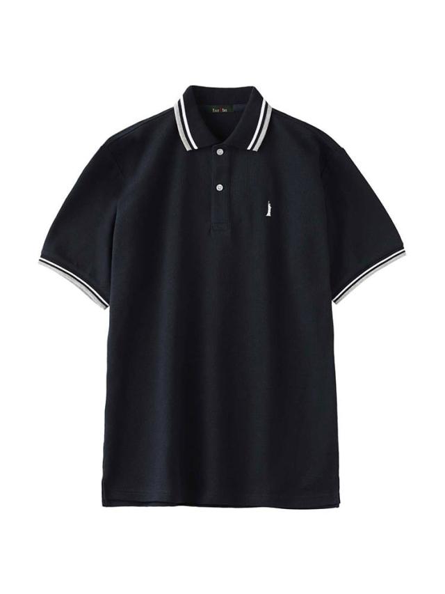イーストボーイ（EAST BOY）/Men’s 半袖ポロシャツ〈COOLMAX/ライン入〉【スクール】【学生】【通学】【学校】