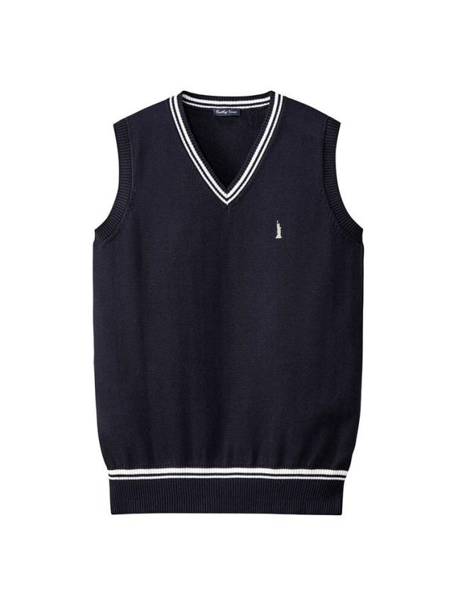 イーストボーイ（EAST BOY）/Venus 綿ベスト〈12G/COOLMAX/ライン入〉【スクール】【学生】【通学】【学校】