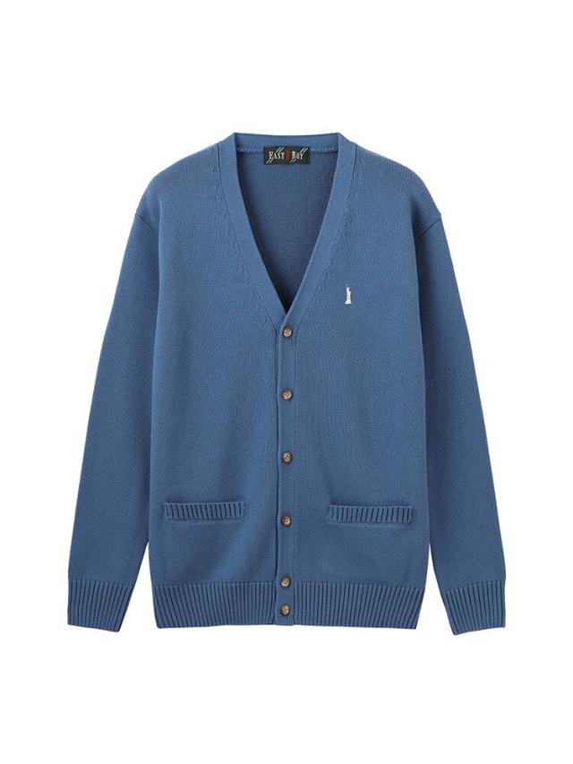 イーストボーイ（EAST BOY）/綿×裏暖プレーティングカーディガン〈バニラ女神〉【スクール】【学生】【通学】【学校】