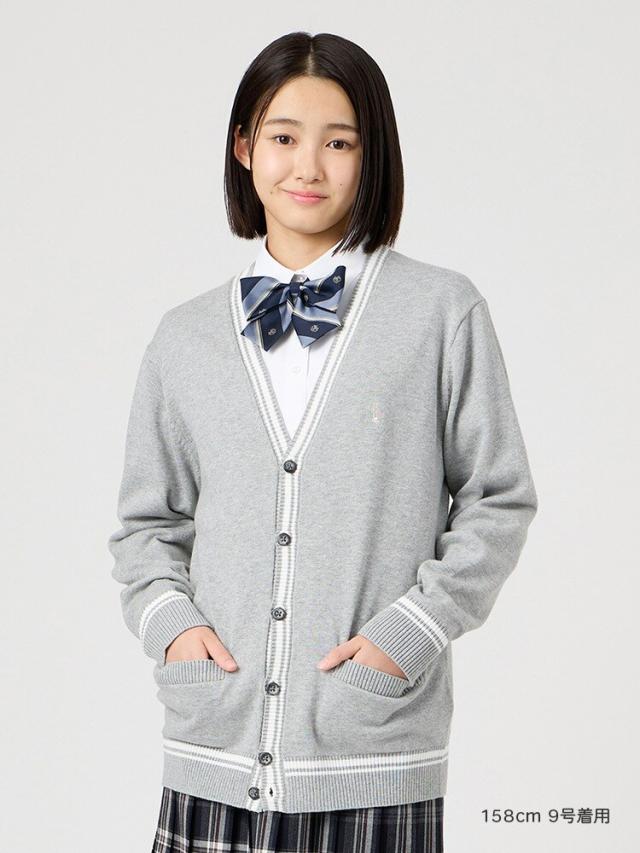 イーストボーイ（EAST BOY）/Venus 綿カーディガン〈12G〉【スクール】【学生】【通学】【学校】【薄め】