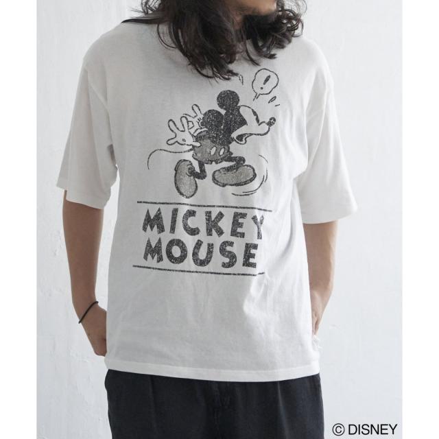 ヴァンスエクスチェンジ（VENCE EXCHANGE）/ミッキーリンガーTシャツの通販は