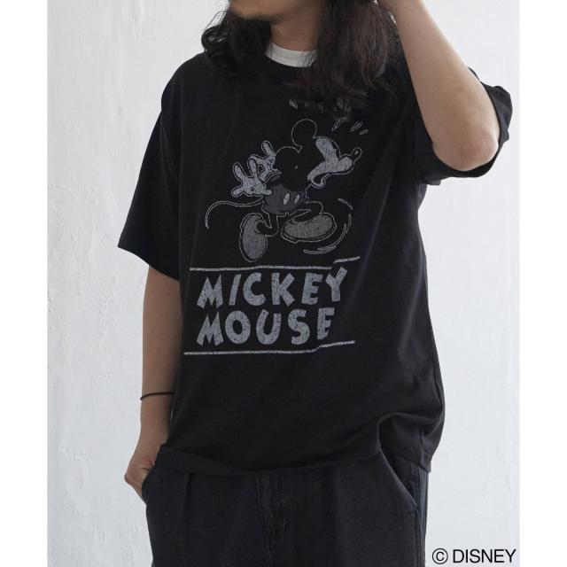 ヴァンスエクスチェンジ（VENCE EXCHANGE）/ミッキーリンガーTシャツの通販は