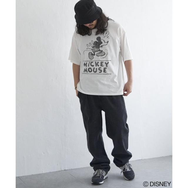 ヴァンスエクスチェンジ（VENCE EXCHANGE）/ミッキーリンガーTシャツの通販は