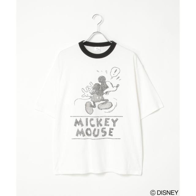 ヴァンスエクスチェンジ（VENCE EXCHANGE）/ミッキーリンガーTシャツの通販は