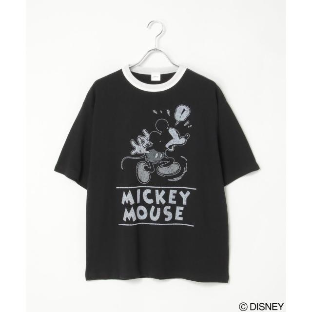 ヴァンスエクスチェンジ（VENCE EXCHANGE）/ミッキーリンガーTシャツの通販は